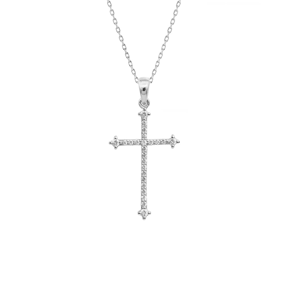 Diamond Classic Christian Cross Pendant