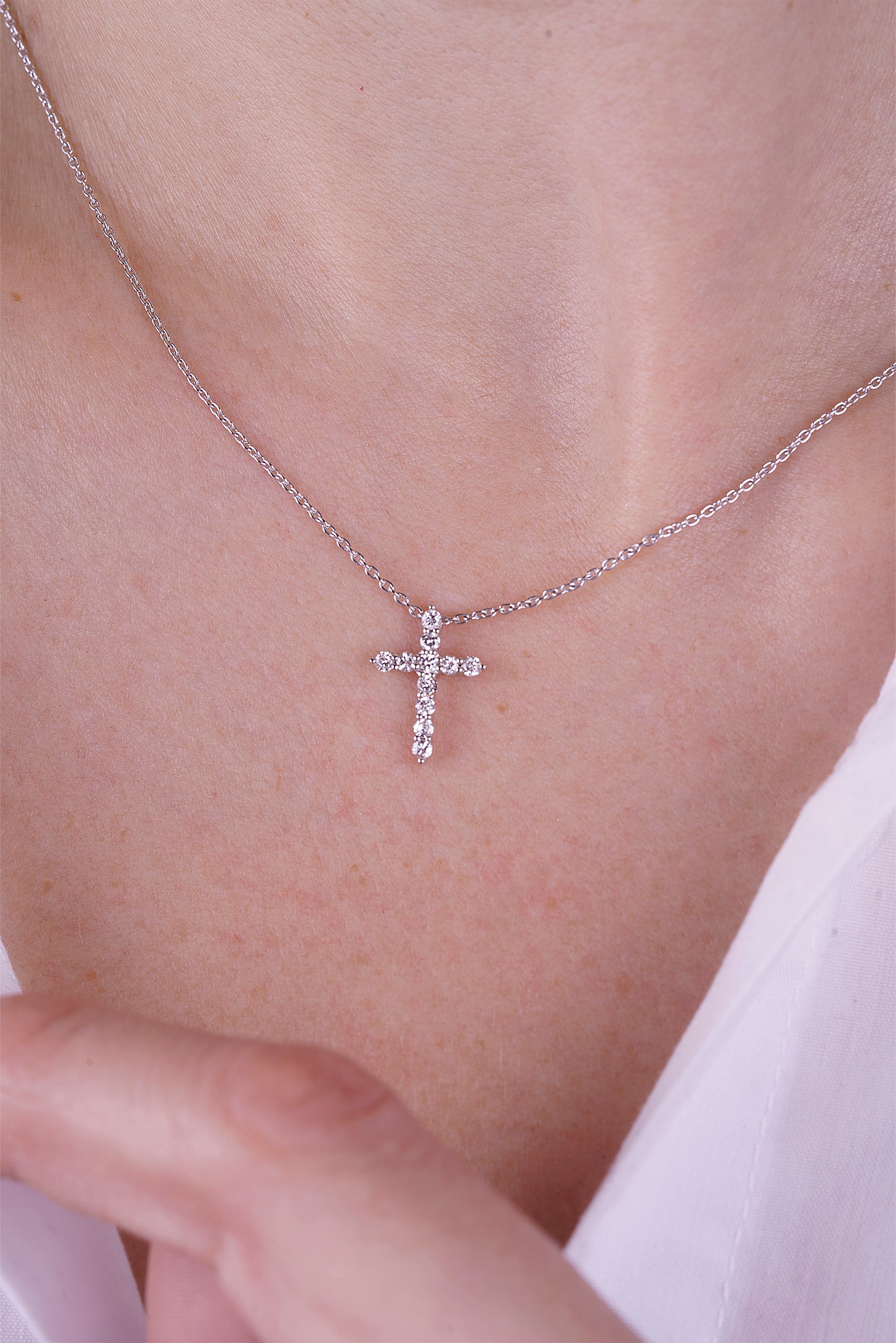 14K Gold Religious Necklace / Christian Faith Jewelry