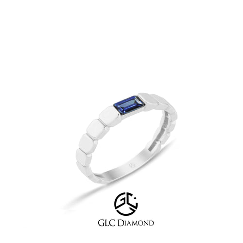 Minimalist Natural Sapphire Ring