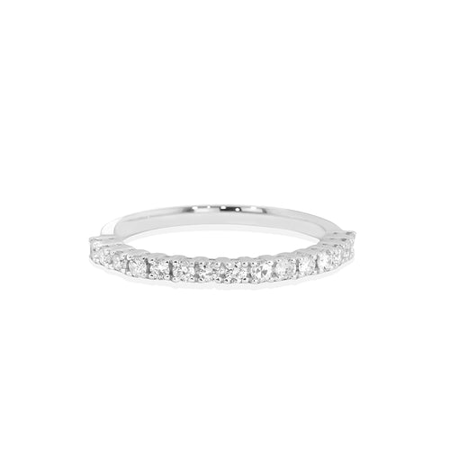 0,22 Carat Natural Diamond Promise Anniversary Prong Ring