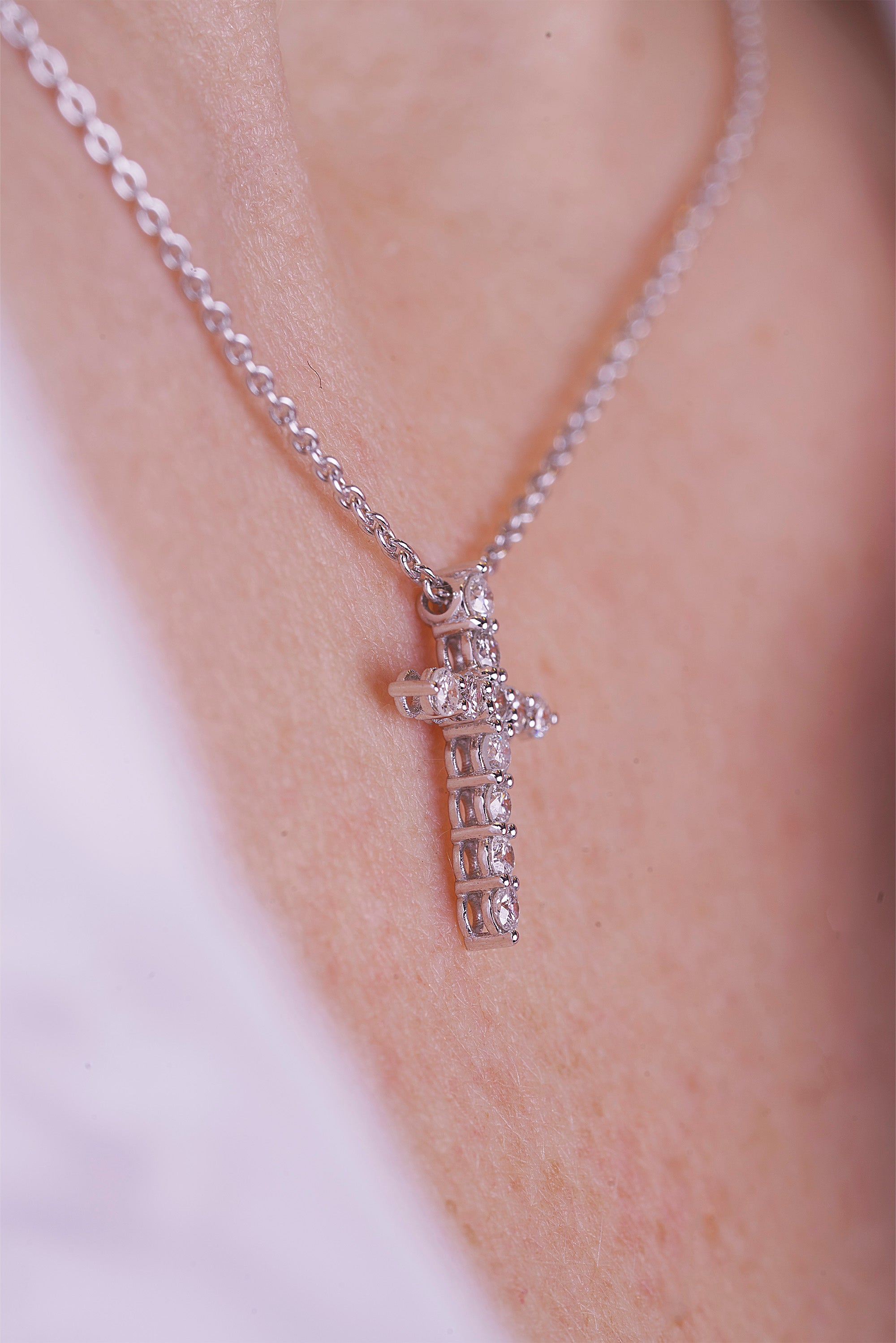 14K Gold Religious Necklace / Christian Faith Jewelry