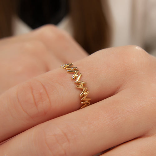 14K Gold V Ring, Minimalist Ring, Delicate V Shaped Ring, V Band Ring