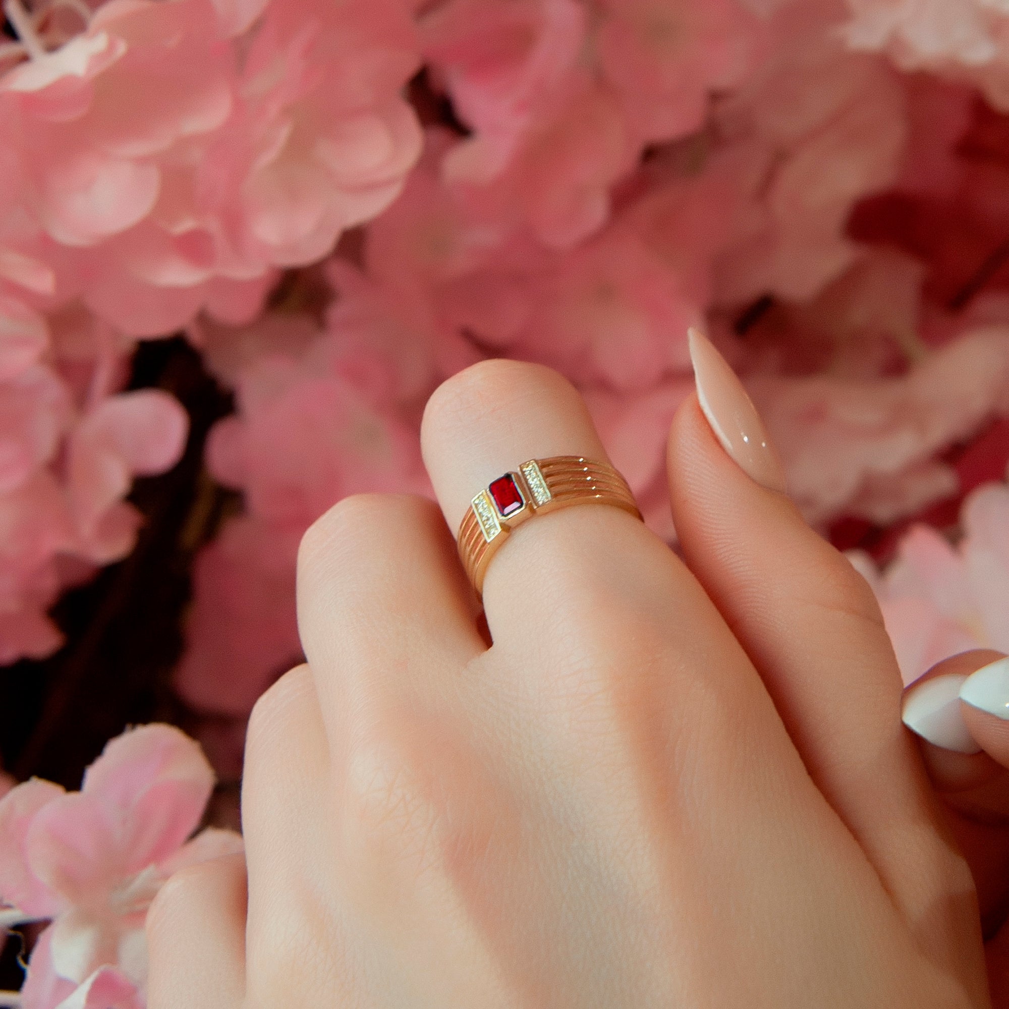 Ruby Diamond Ring