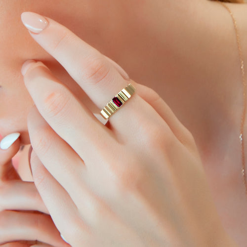 Natural Ruby Ring