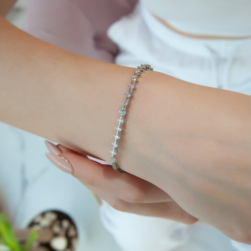 Lab Diamond Tennis Bracelet