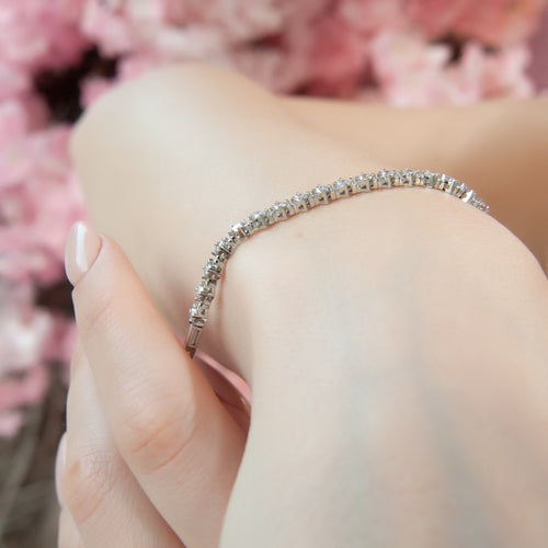 Lab Diamond Tennis Bracelet