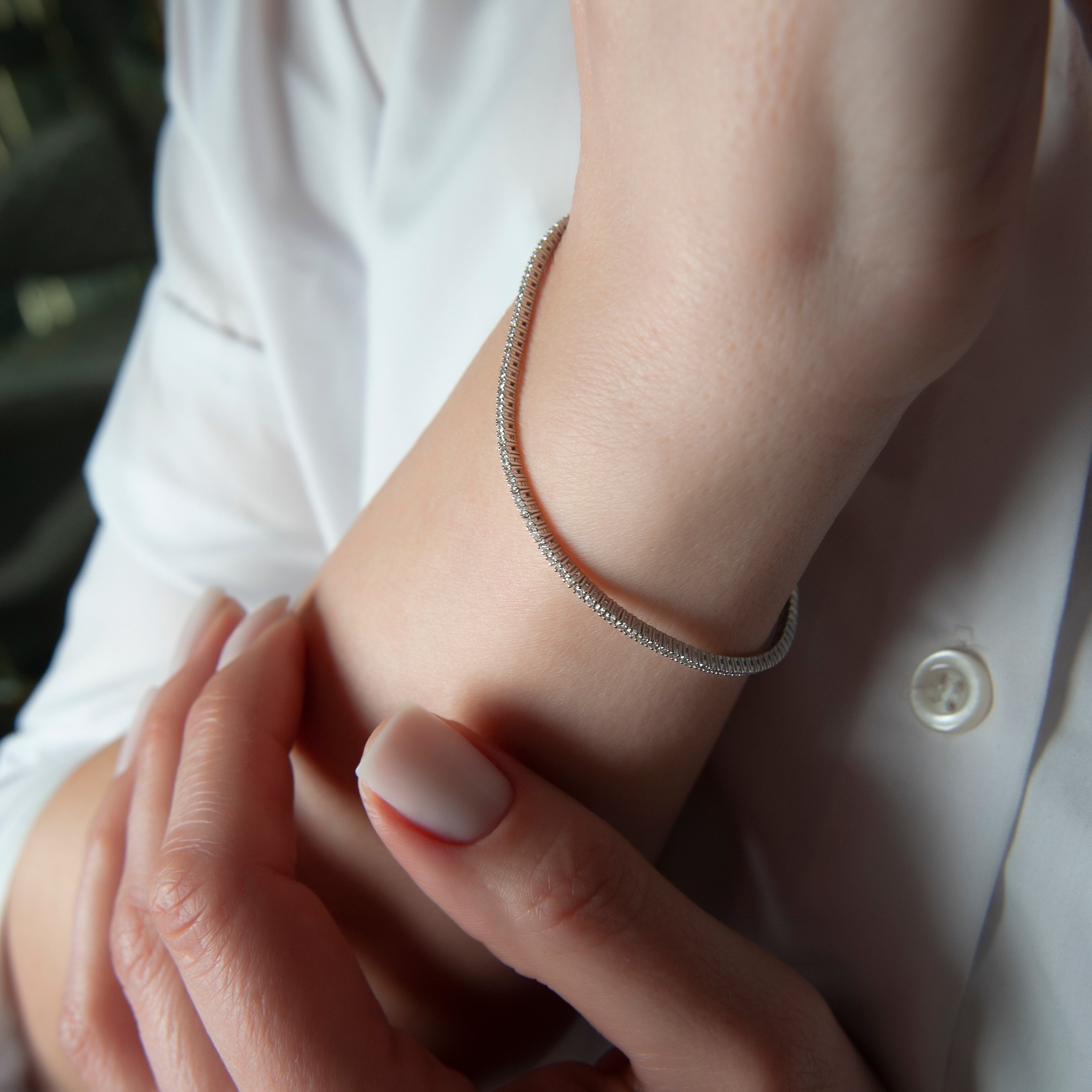 14K Solid Gold Diamond Tennis Bracelet / 2.14 CTW Diamond Bracelet