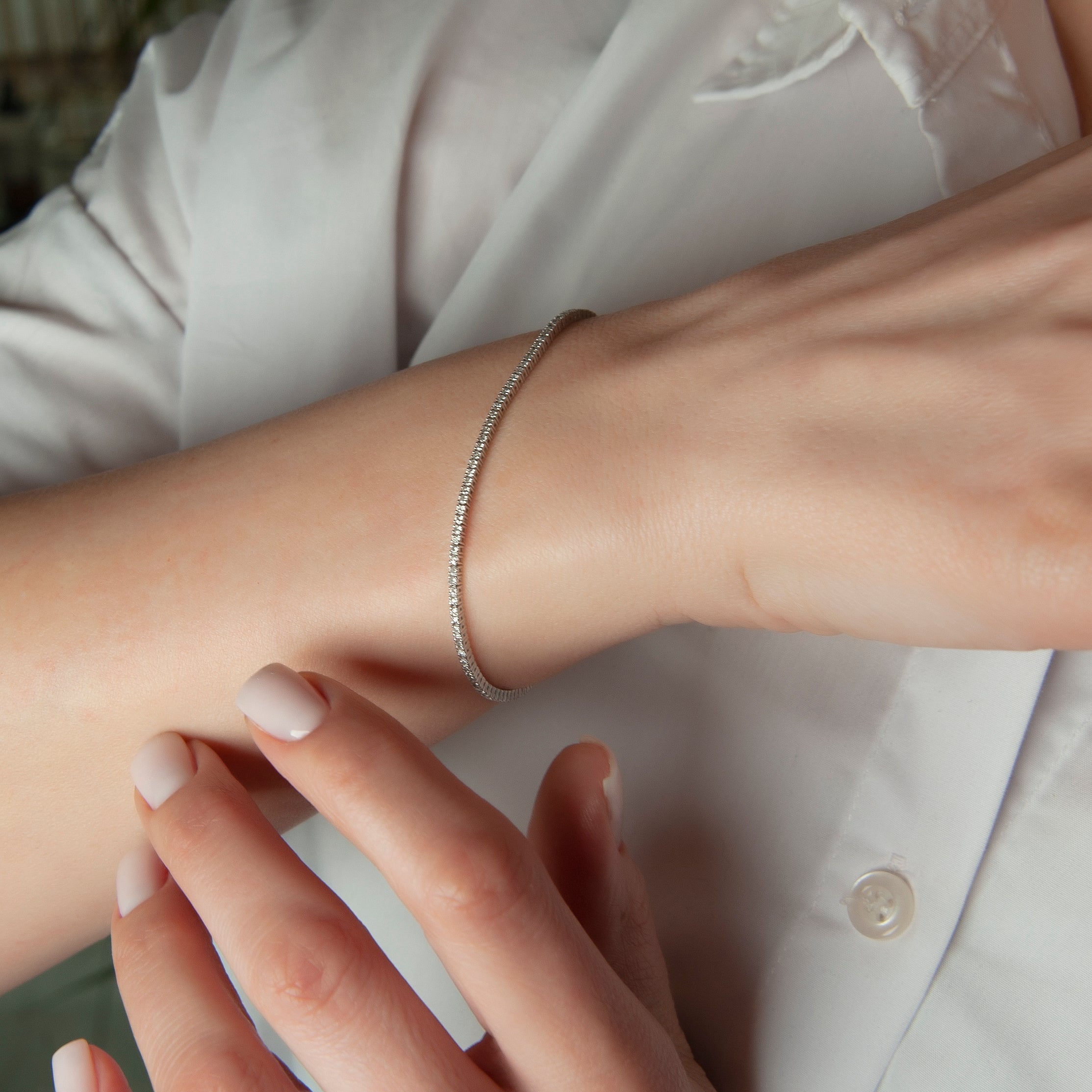 Diamond Waterway Chain & Link Bracelets