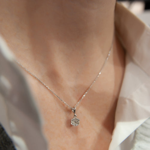 0.21 Ct Diamond Necklace