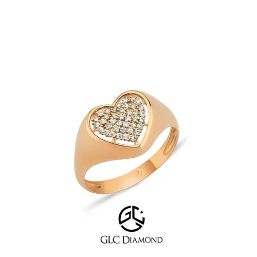 Heart-Shaped Diamond Ring