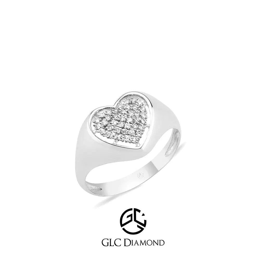 Heart-Shaped Diamond Ring