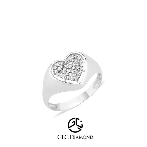 Heart-Shaped Diamond Ring