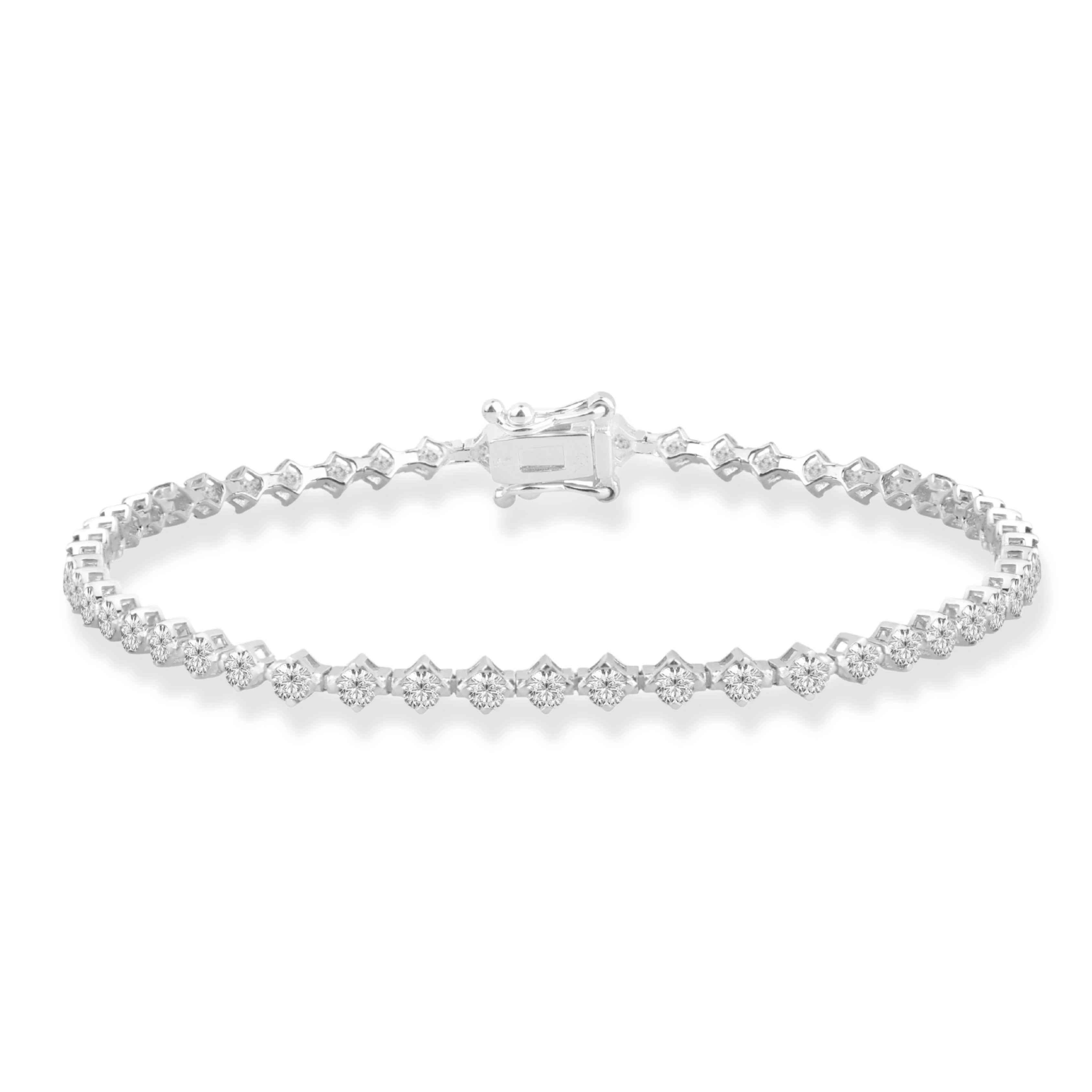 Diamond Wedding Waterway Bracelet