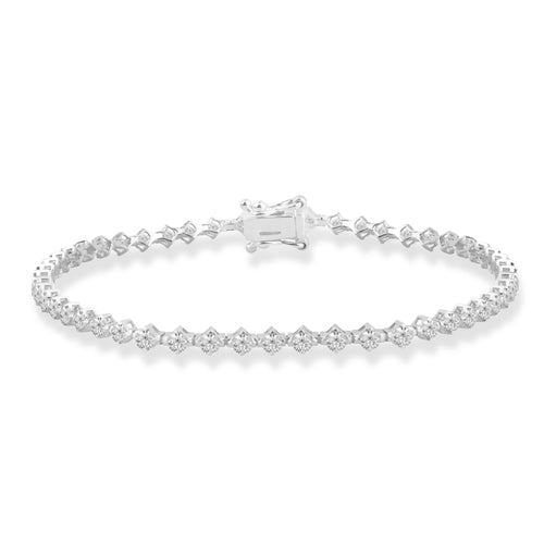 Diamond Wedding Waterway Bracelet