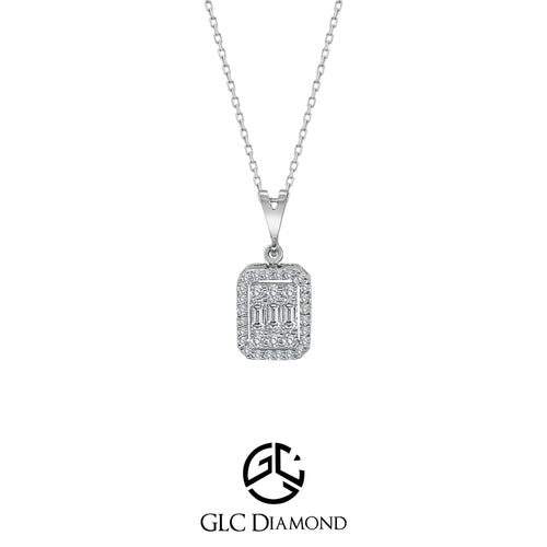 0.23 Ct. Baguette Necklace