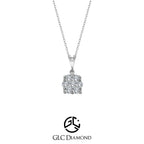 0.22 Carat Round Cut Diamond Necklace