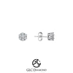 0.42 Carat Diamond Stud Earrings,