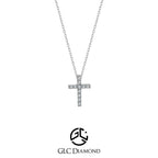 Cross Diamond Necklace, Religious Pendants Gift for Women