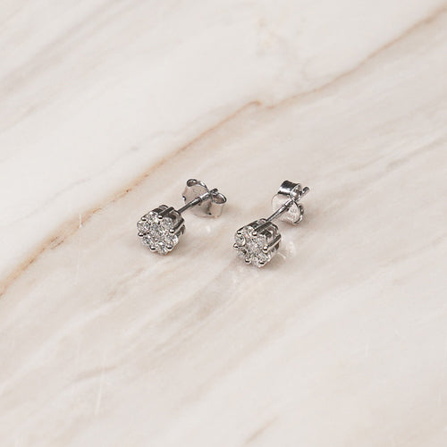 0.42 Carat Diamond Stud Earrings,