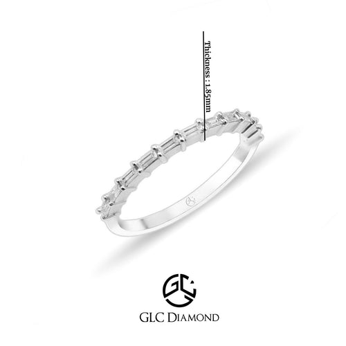 Diamond Baguette Cut Channel Setting Ring